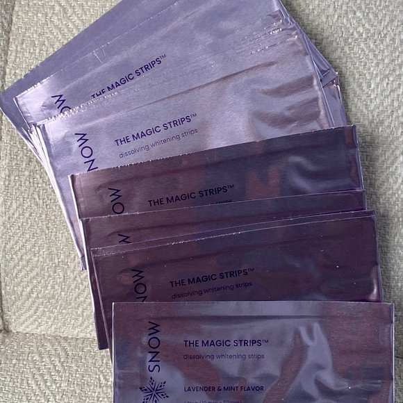 SNOW - The Magic Teeth SELF-DISSOLVING Whitening Strips - New in Box - Picture 6 of 6